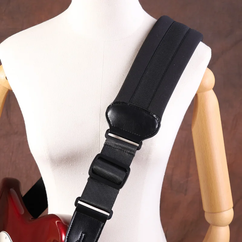 

Decompression electric guitar strap widened thickened bass strap stage performance rehearsal girls and children.