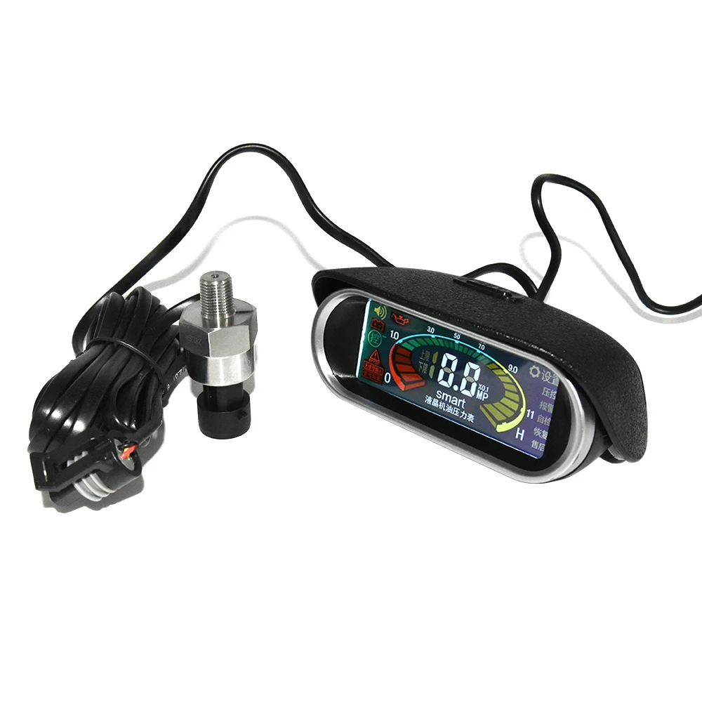 

LCD Oil Pressure Gauge with Oil Pressure Sensor 1/8 NPT for Diesel Gasoline Enginee LCD Oil Press Meter Display Truck 12V 24V