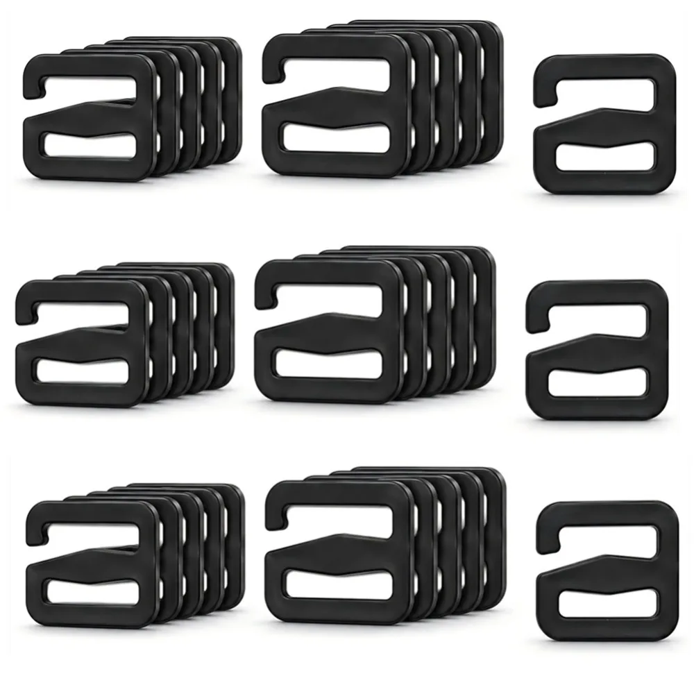 5-50Pcs Zinc Alloy New Style Adjuster Buckle Fashion 6 Word Hook Clasp for DIY Leather Craft Bag Backpack Shoulder Strap Belt