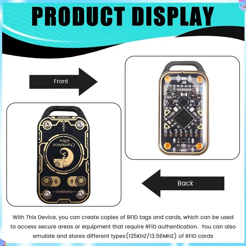 

N93R Smart Card Emulator+ 2 XT5577 RFID Keychain 125K 13.56M Chameleon Ultra Smart Chip Reader CUID UID Card Duplicator Upgrade
