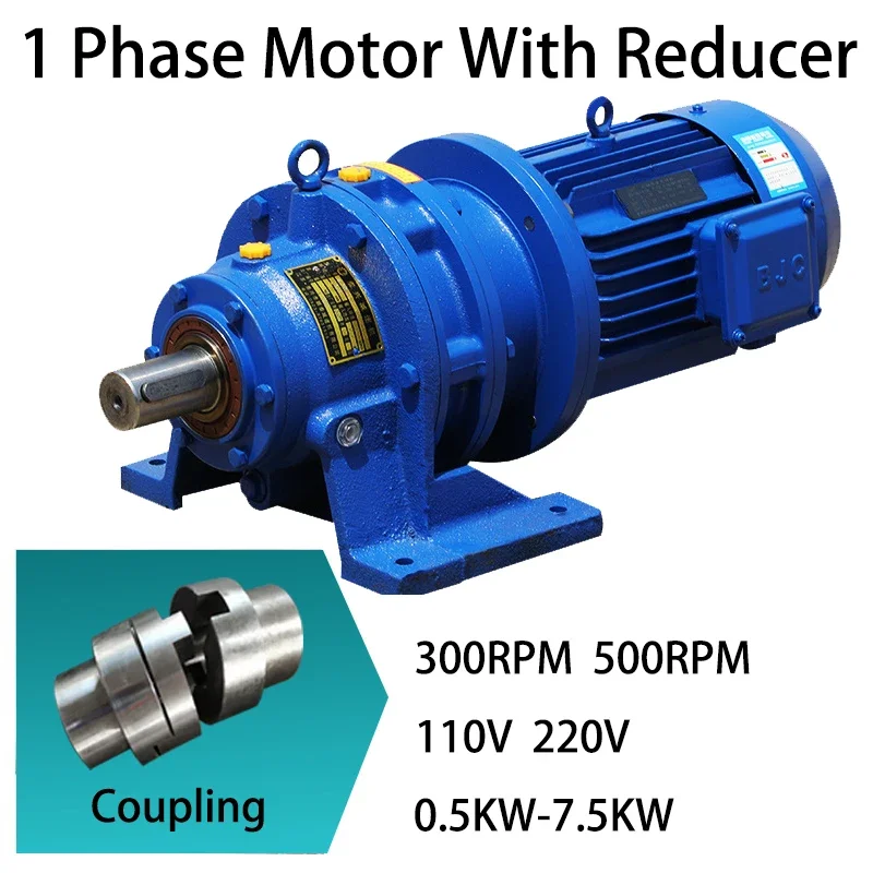 Myn 5kw 7.5kw monofase AC 220v motore elettrico motore a guscio in alluminio motore di avvolgimento in rame puro con motore a bassa velocità