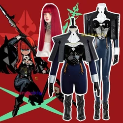 Game Metaphor Roleplay Hulkenberg Cosplay Costume XS-3XL Coat Jumpsuit Women Clothes Hulkenberg Wig Glove Halloween Party Suit