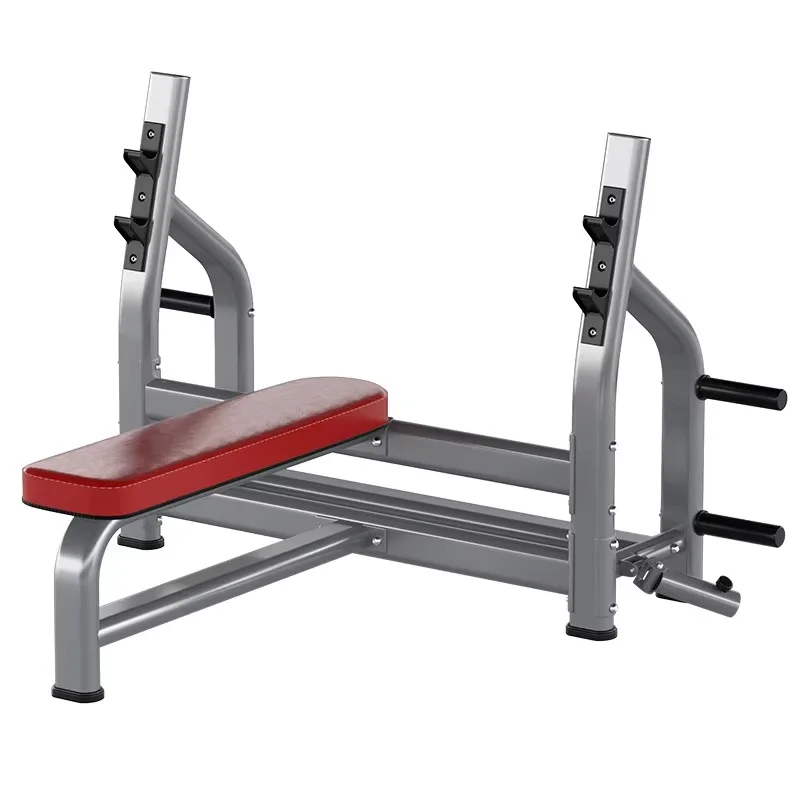 Commercial flat-panel pressure rack home fitness equipment with barbell set for home workouts and gyms