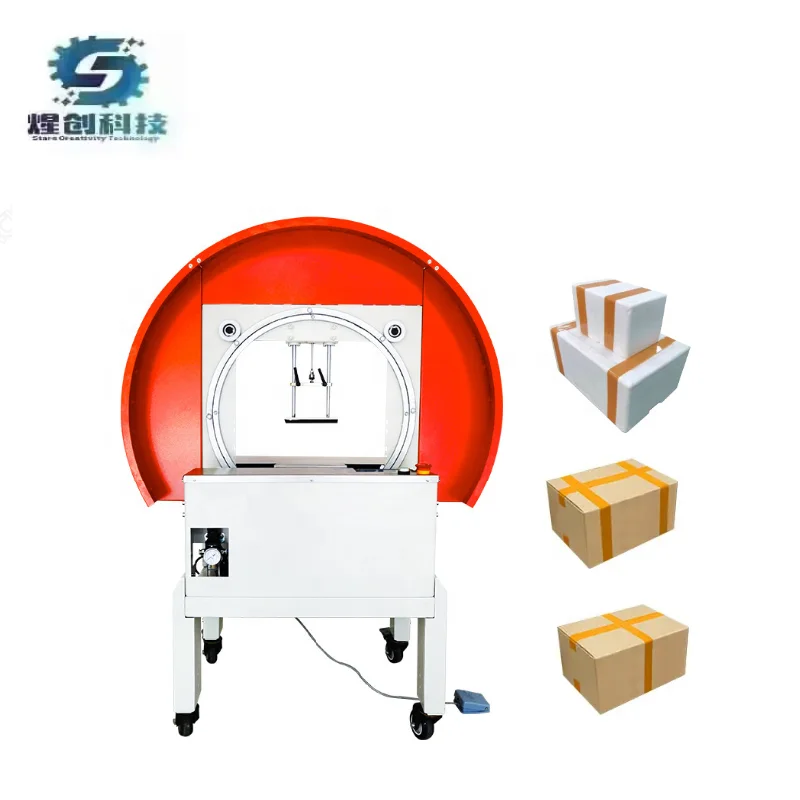 Automatic Orbital Carton Box BOPP Tape Around Sealing Sealer Taping Machine