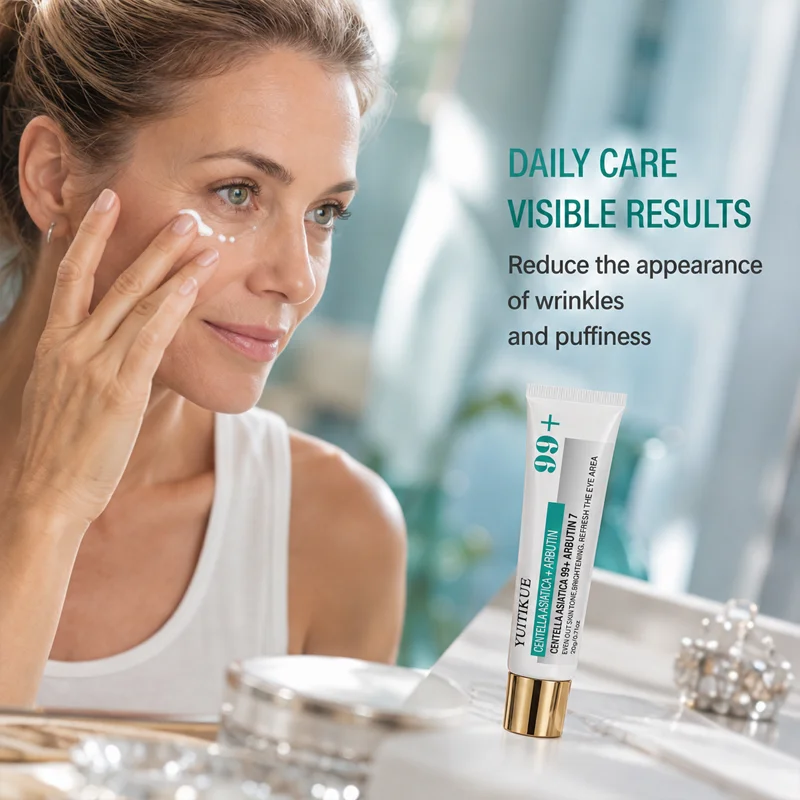99+ Centella Asiatica Arbutin Eye Cream 20g Even Tone Brightening Refresh Dull Eye Area Hydrating Under Eye Skin Care Cream