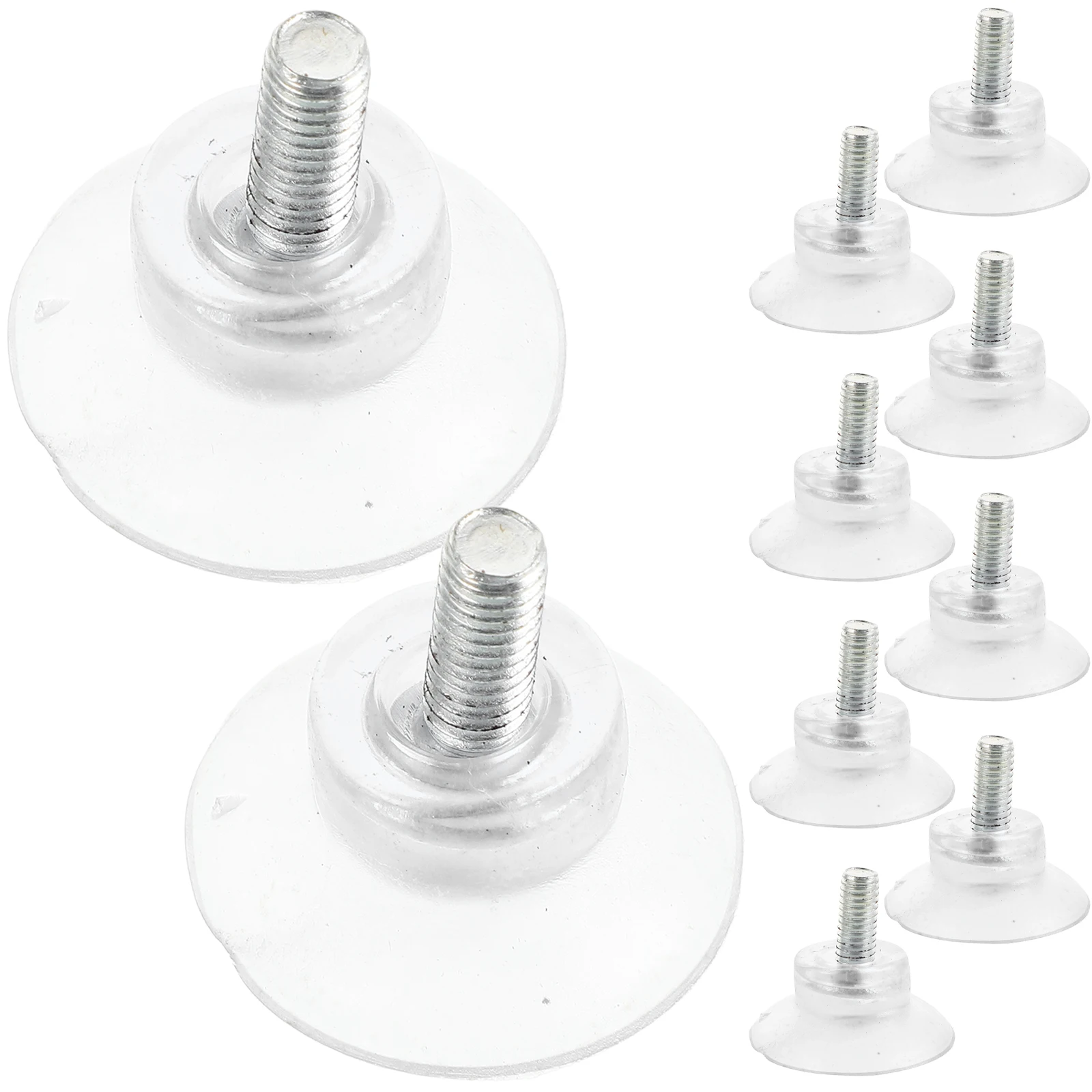 

10pcs Glass Tabletop Bumpers Suction Cups Non Slip For Glass Clear Spacers Protective Pads Heavy Duty Suction Cup Protectors