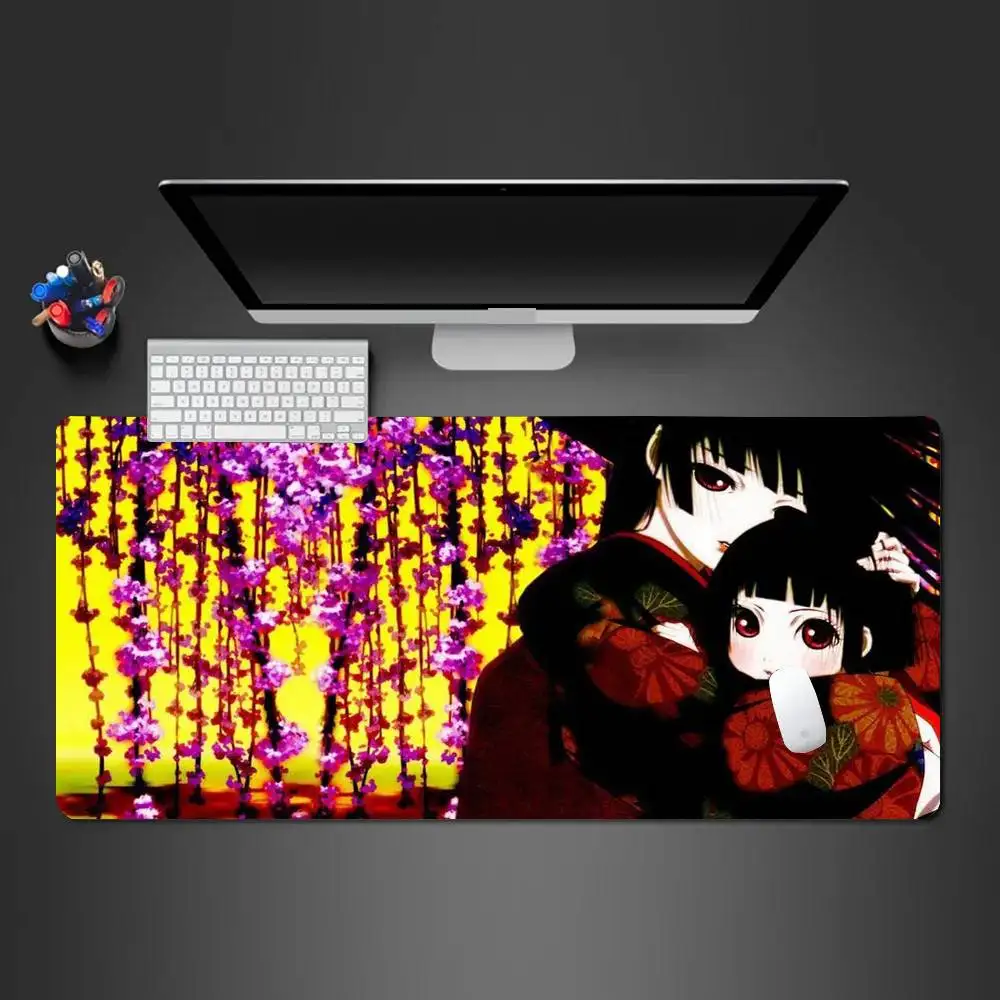 Animated Hell Girl Mousepad Non-slip Suitable For Office Computers Laptops E-sports Game Desk Mats XXL Keyboard