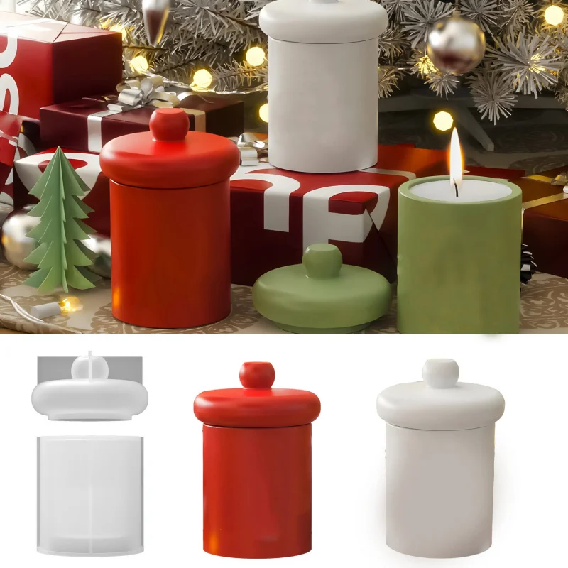 

Рождественская чашка для хранения своими руками, эпоксидная форма для хранения свечей, восковая чашка, гипсовая силиконовая форма