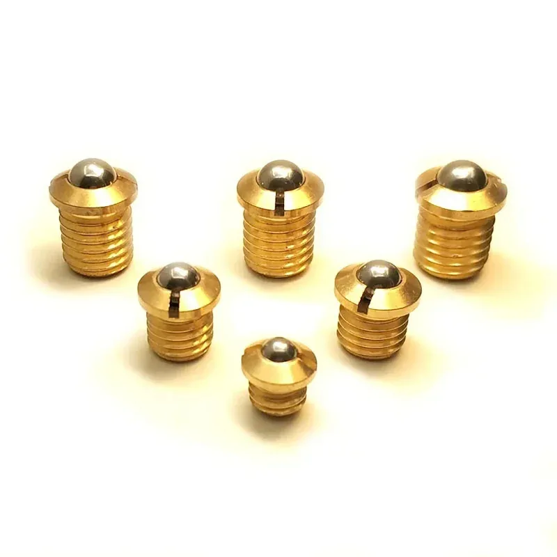 

Spring Ball Plunger Brass Flange M5 M6 M8 M10 M12 Press In Fixed Screw