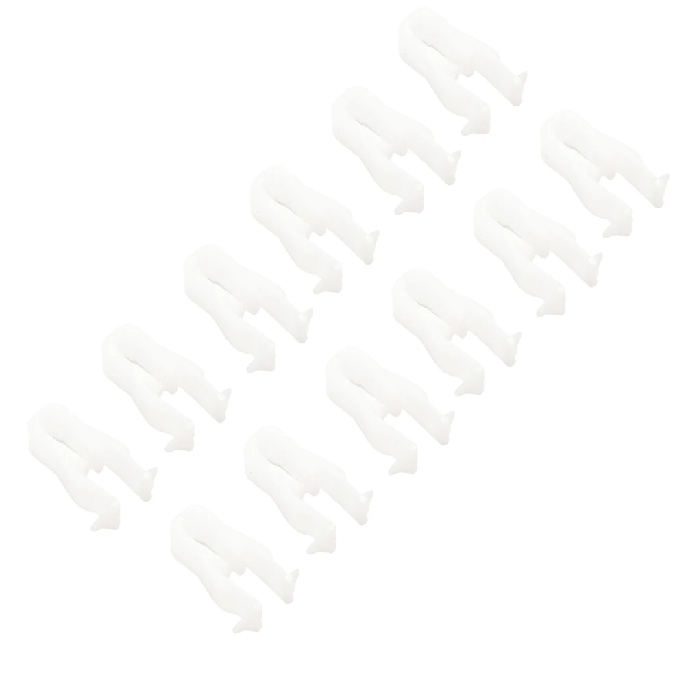 Clips de Retenue de Rivet, Clips de Garniture Blancs, 0.6cm (0.2 Pouces), 1.8X1.2cm(0.7X0.5 Pouces), 50 Pièces, Installation Facile, Haute Qualité, A15111300ux0175