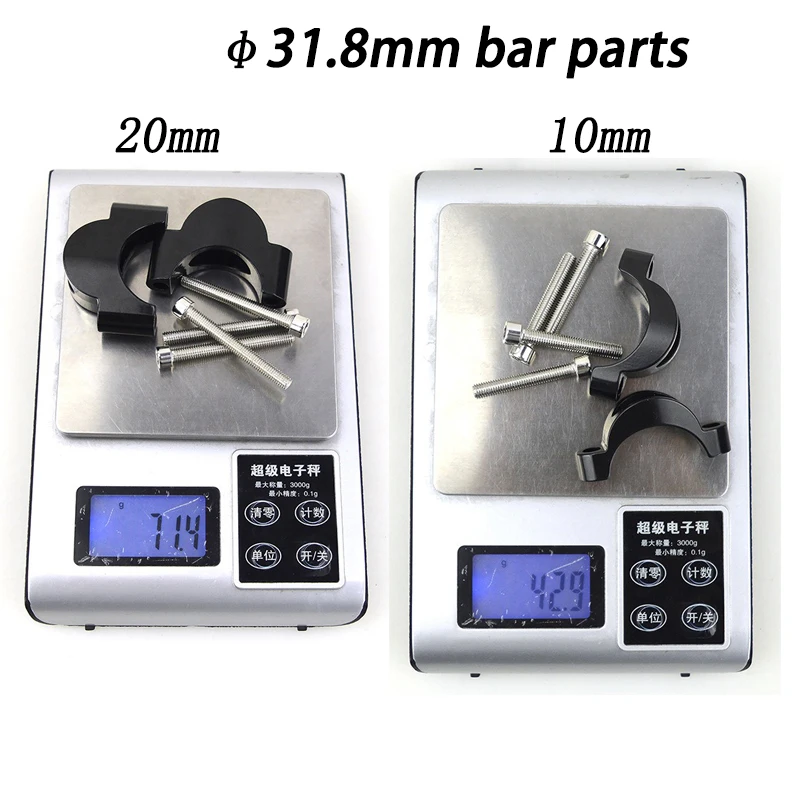 AliExpress NONE new TT Handlebar Parts Bicycle Rest Bar Riser Spacers 10/20mm Rising Spacer Clamp mtb Road Bike Accessories Round or irregular