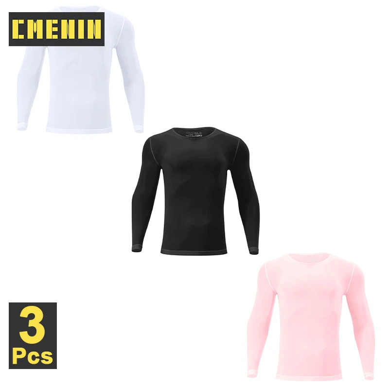 

3Pcs Ultra-Thin See-through Men's Long Sleeve Underwear Transparent Sports Base Layer Tops Sexy Sissy Breathable Men Tops Tees