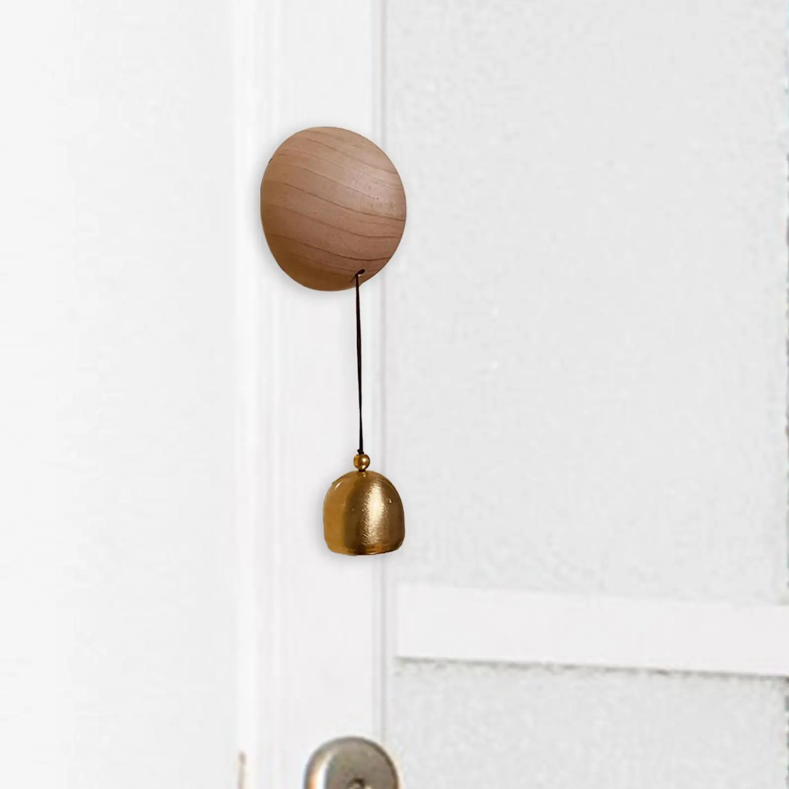 Japanese Style Wind Chime Decoration Natural Beautiful Sound Wood Entrance Door Bells for Office Home Restaurant Barn Store