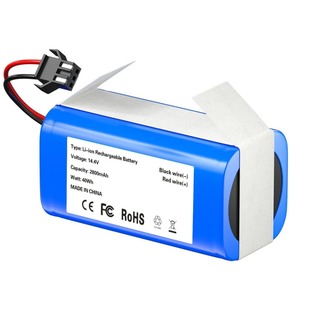 14.4V 6800mAh Replacement Battery for Ecovacs Deebot N79 N79S Eufy RoboVac 11 11S RoboVac 30 Conga Excellent 990 1090 1790 1990