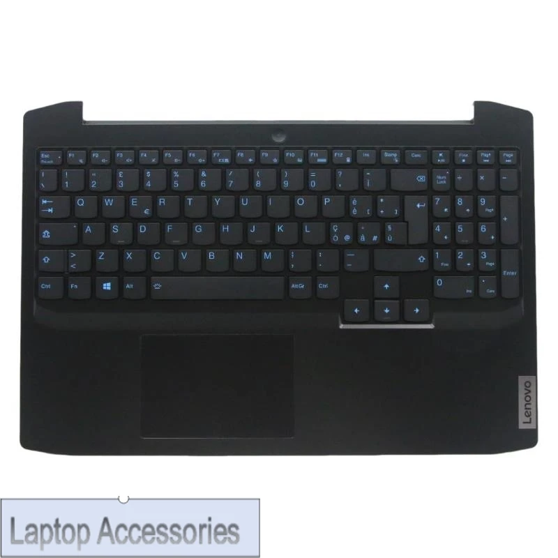 

IT Italian Onyx Black Keyboard Upper Case Palmrest Shell Cover For Lenovo Ideapad Gaming 3 15 15IMH05 5CB0Y99477