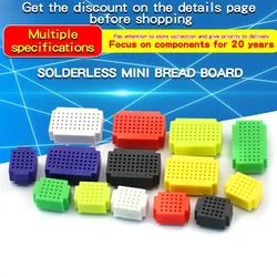 1PCS ZY-55  Mini Breadboard Solderless Test Board Non-Soldering Miniature Mini Bread Board