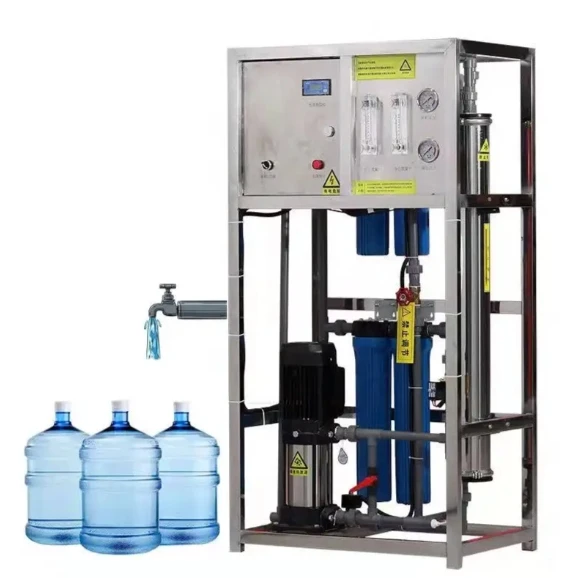 

GY250-12N4040-A02 250LPH Ro Water System Small Factory Water Treatment RO Filter Machine Groundwater Well Water 220V Pump