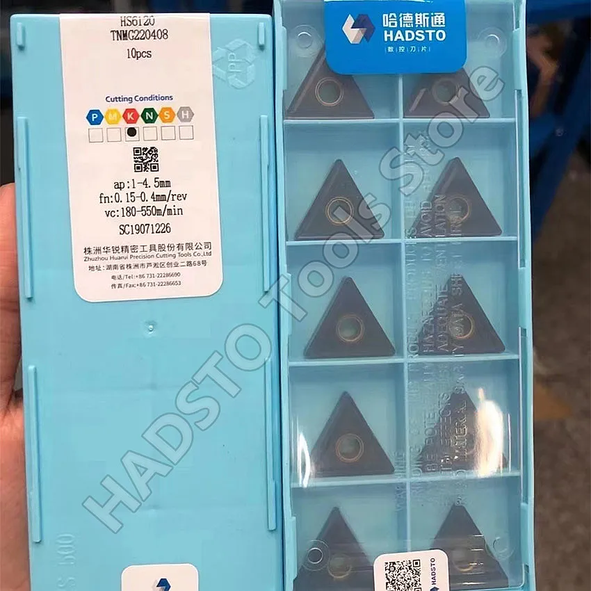 TNMA220408/TNMA220412/TNMA220416/TNMG220408/TNMG220412/TNMG220416 HS6120 TNMA22 TNMG22 HADSTO CNC carbide inserts Turning insert