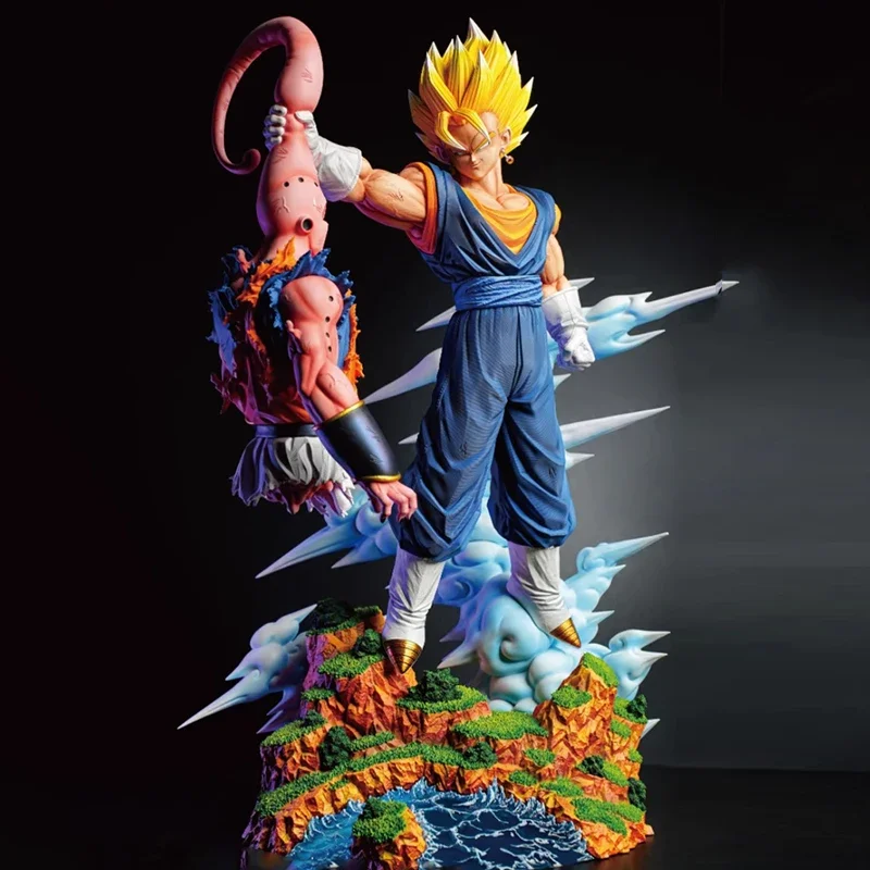 

Dragon Ball Anime Figure CS Vegito VS Buu Action Figure GK Scene Statue Animation Decoration Model Toys Children Christmas Gift