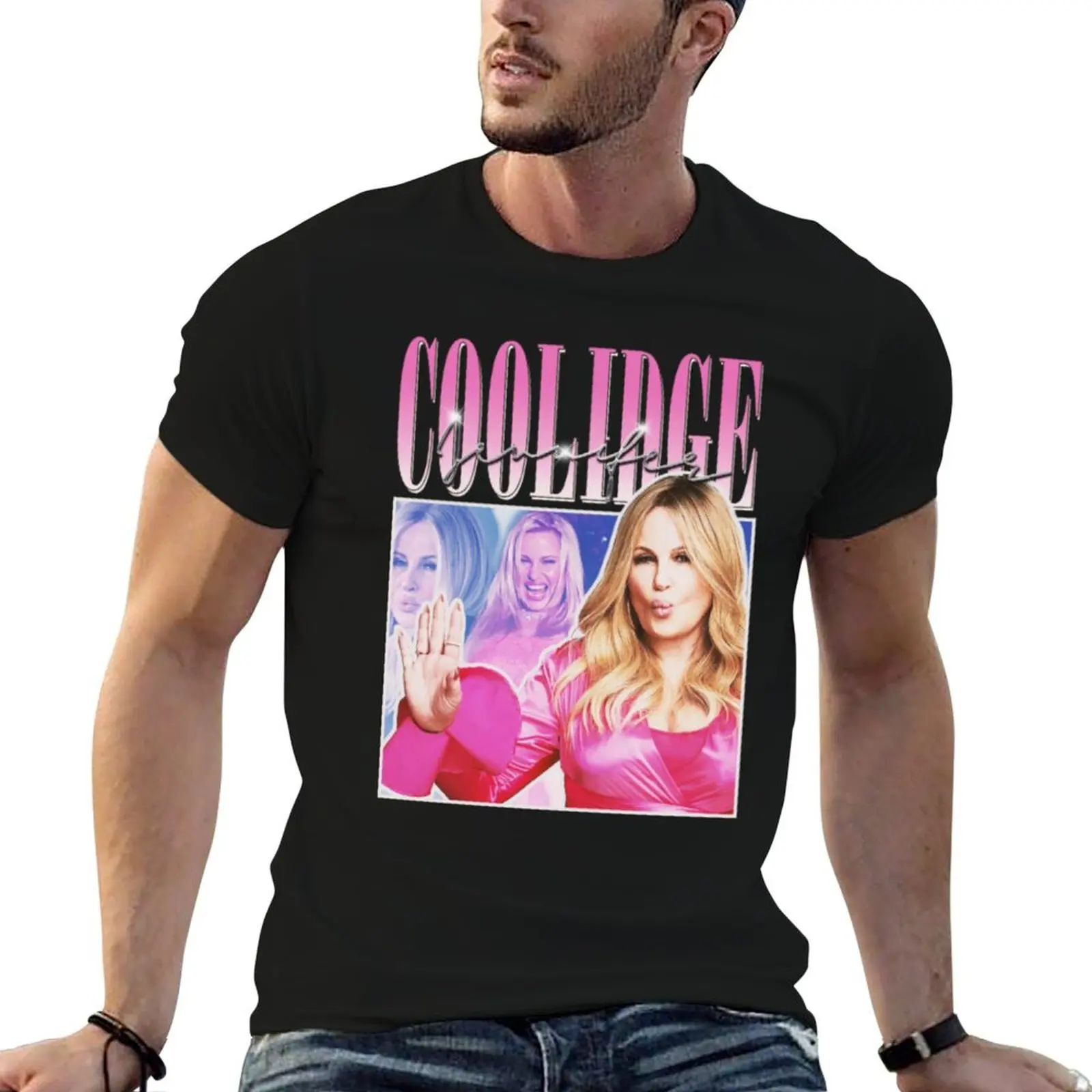 

Jennifer Coolidge Vintage Retro 90s Style Inspired Graphic36 T-Shirt funny t shirts cotton graphic t shirts for man T-Shirt