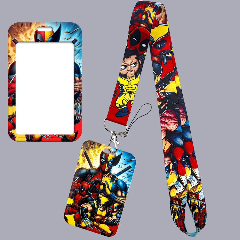 Cool Heroes Lanyard For Keys ID Card Cover Badge Holder Business Phone Key Lanyard Neck Straps Keychain