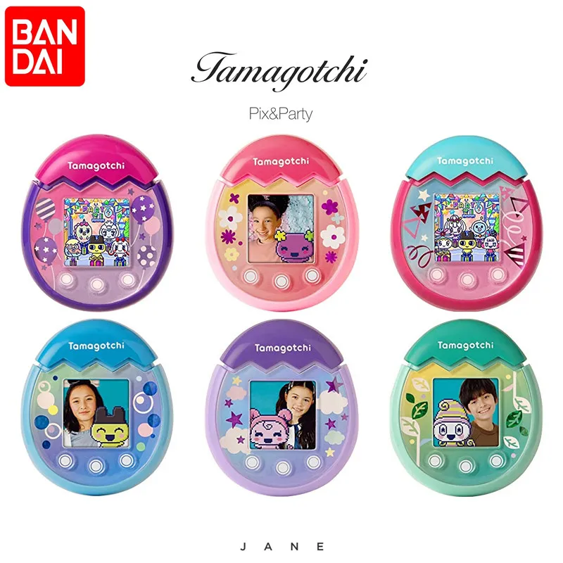 

Bandai Original Tamagotchi Meets Pix Electronic Game Pet Machine Color Screen Console Toys Children Kawaii Kids Christmas Gift