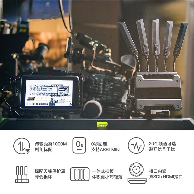 Image transmission 2000 + VAXIS storm 2000 + 2000FT + film and television wireless image transmission 1000 meters