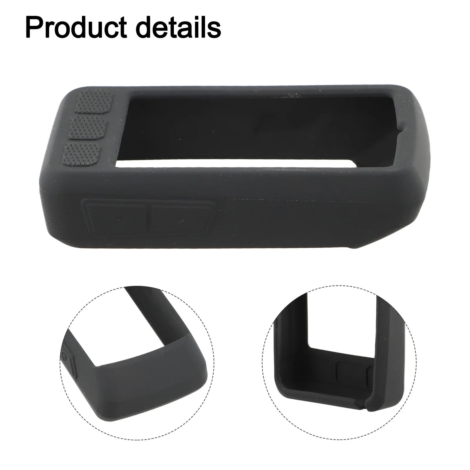 シリコンケース & スクリーンプロテクターカバー Wahoo ELEMNT ROAM V3 用 落下防止 保護用 スタイリッシュなバイク GPS アクセサリー