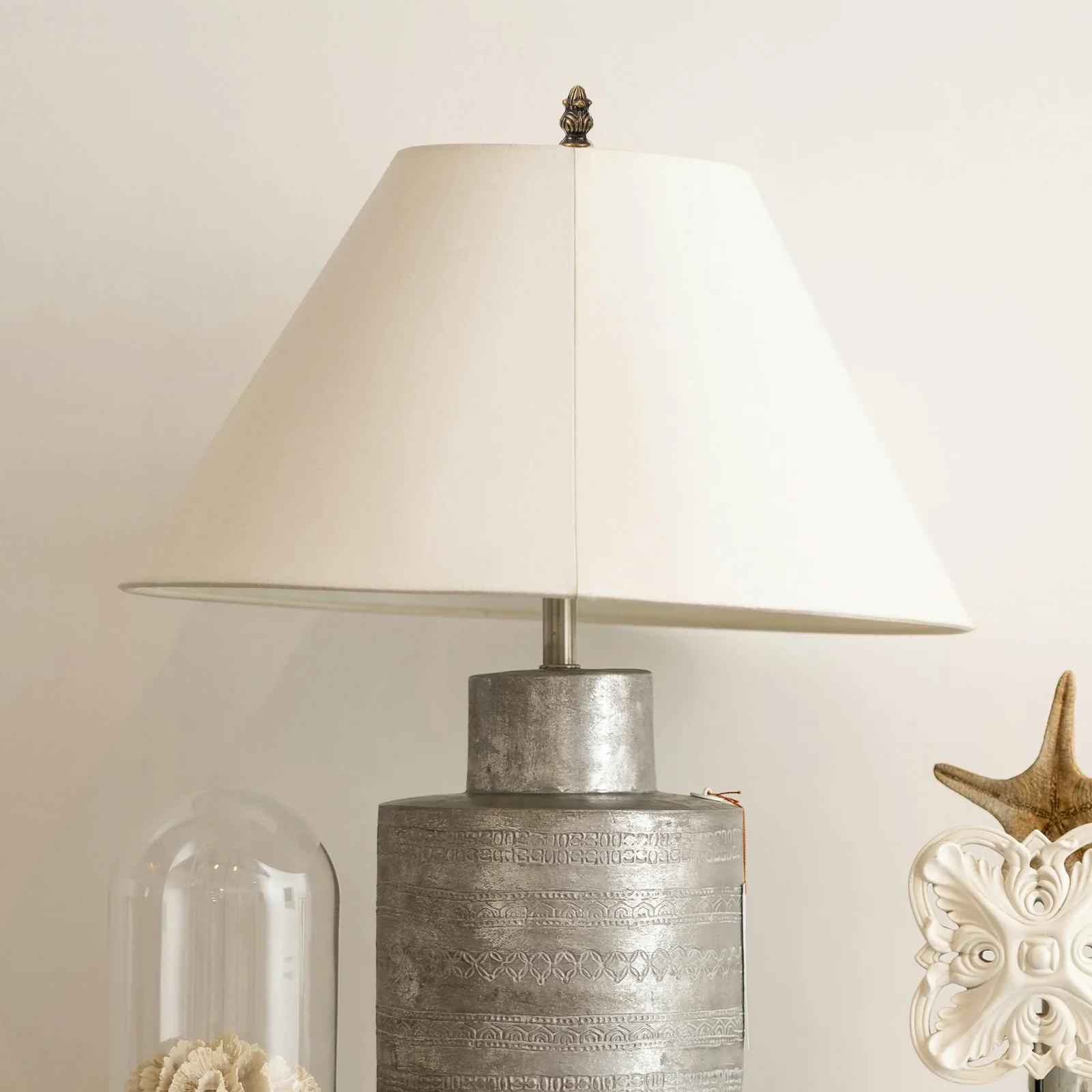 

Metal Lamp Finial for DIY Lamp Shade Replacement Easy Install Light Knob Decor Touch Up Home Lighting Fixture Accessory Chic