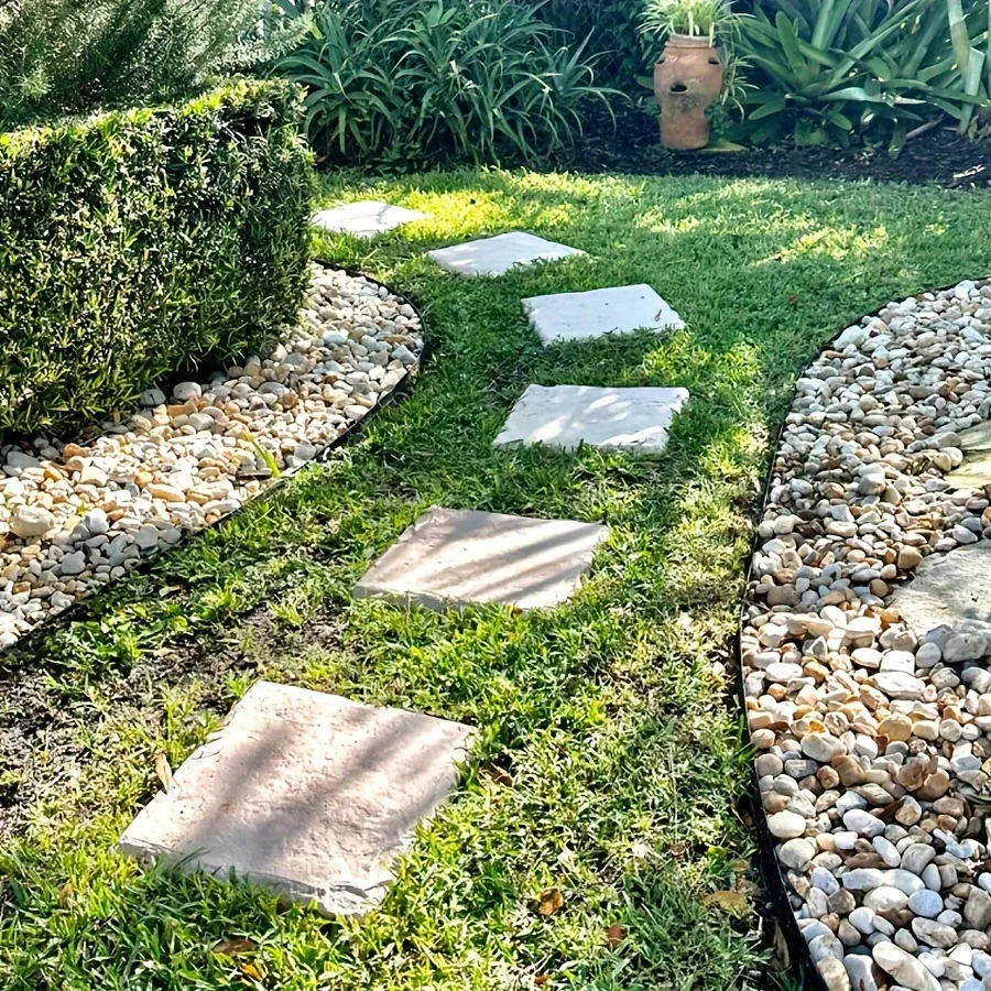 1pc Outdoor garden courtyard Imitation stone Stepping stone Stepping stone Lawn passage Decorative floor masonry brick