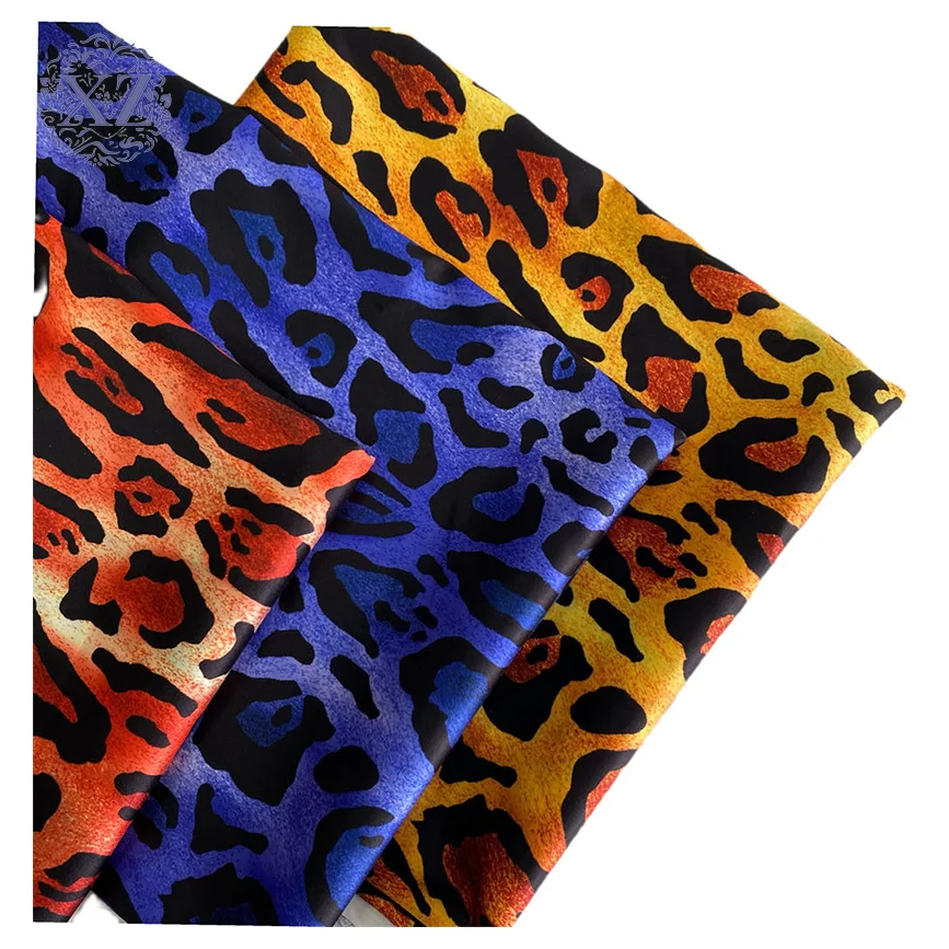 

High Quality Woven Custom Printed Stretch 100% Polyester Satin Silk Fabrics Print Polyester Satin Fabric