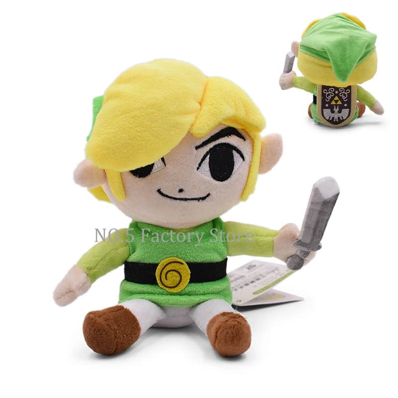 

Game The Legend of Zelda The Wind Waker 7.4" Link Plush Soft Stuffed Toys Cartoon Peluche Dolls Collection Gift for Kids