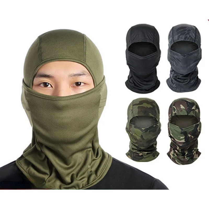 Face Mask Summer Breathable Windproof Durable Sunproof Tactical Multi-functional Motorcycling Dust Protection Camouflage Design