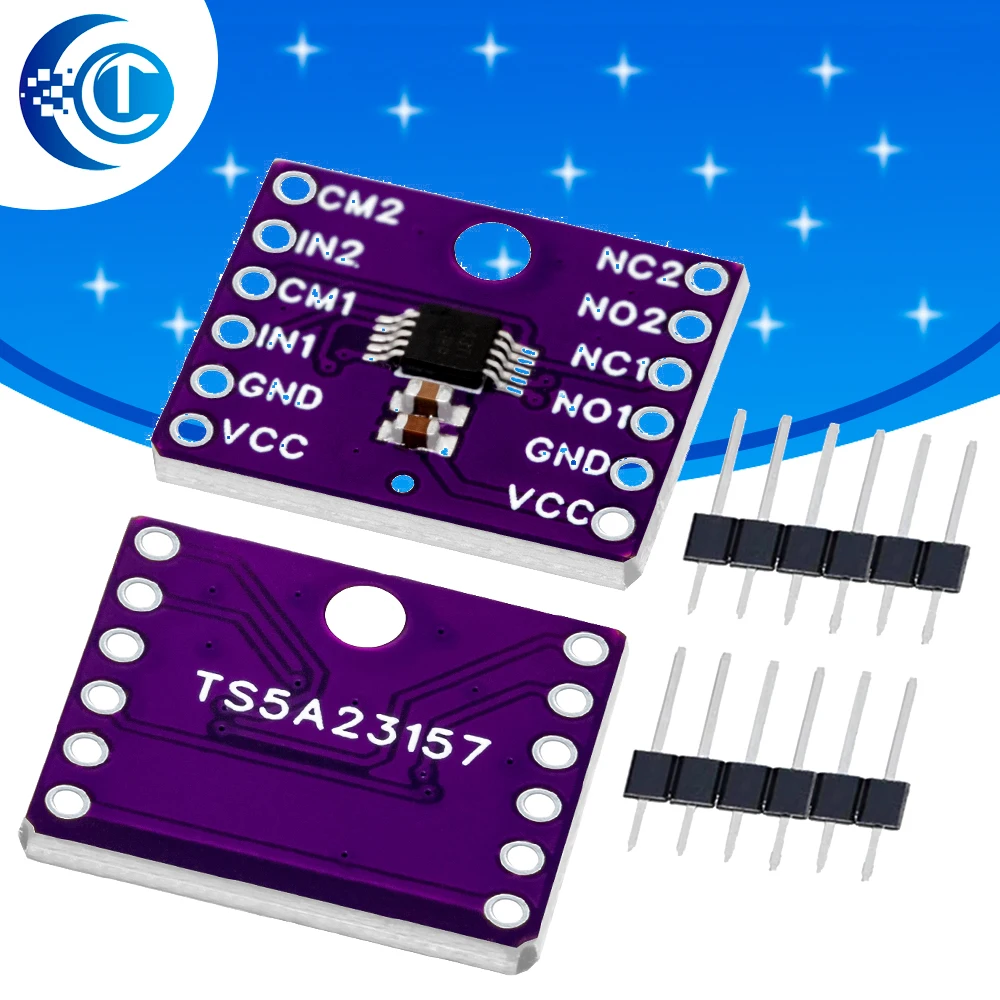TS5A23157 CJMCU-23157 Dual Channel 10Ω SPDT Analog Switch Module Development Board for Arduino