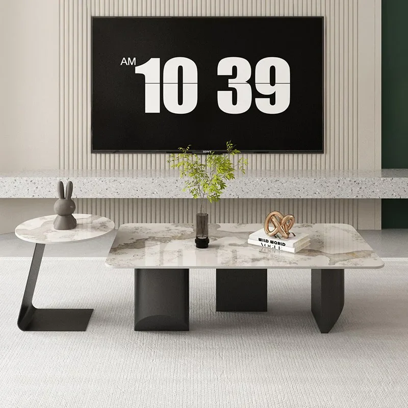 

Журнальный столик для гостиной: минималистичный, премиальный дизайн, современный, уникальный прямоугольный столик, мебель для дома