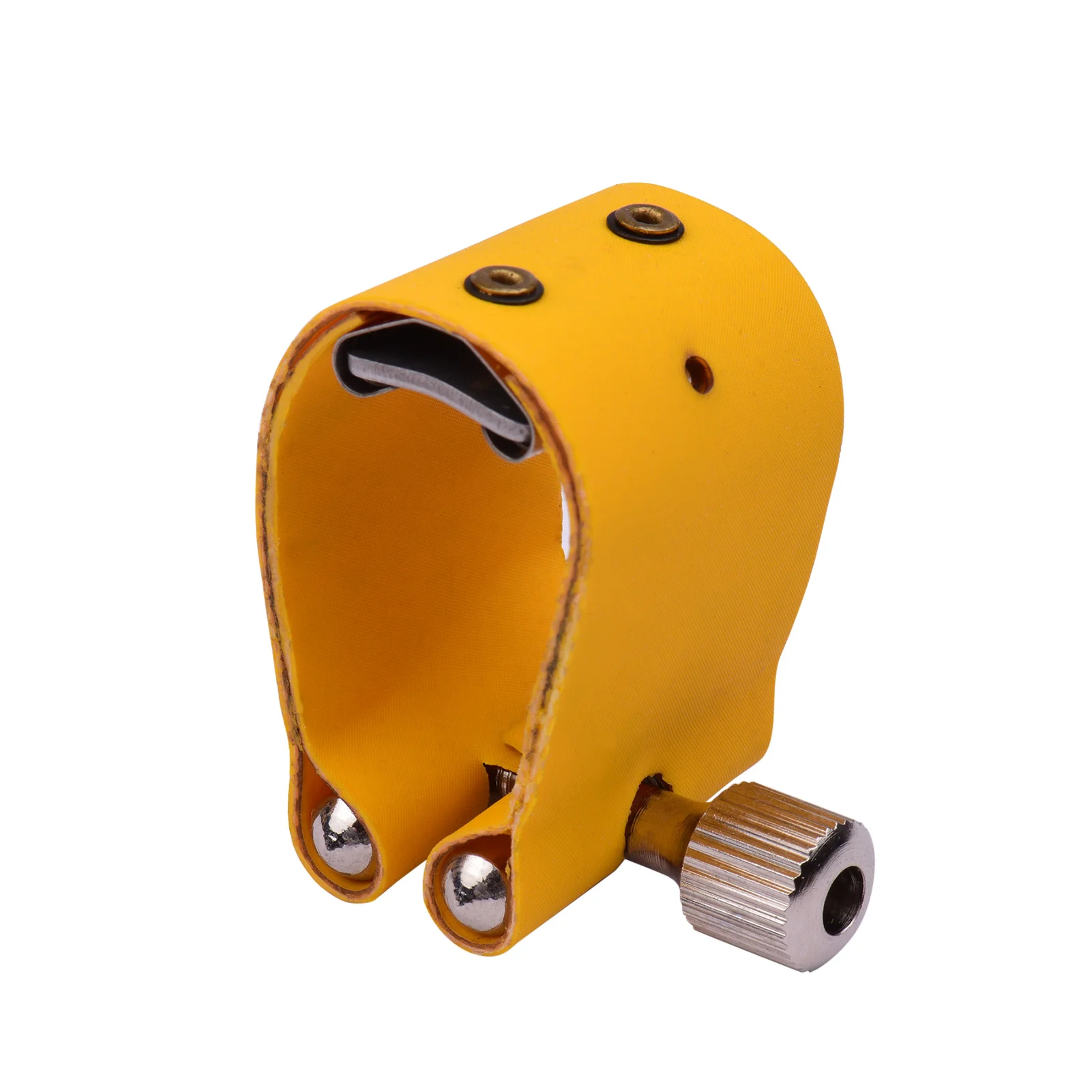 

Saxophone Ligature Compact Durable Sax Ligature Single Screw Design Nice Accessory for Alto Saxophone Bakelite Mouthpiece