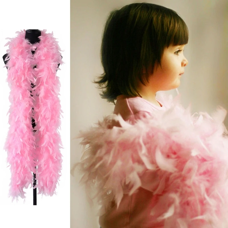 ขนนกธรรมชาติ 2 เมตรนุ่มตุรกี Feather Soft Plush ชุดแต่งงาน DIY เครื่องประดับ