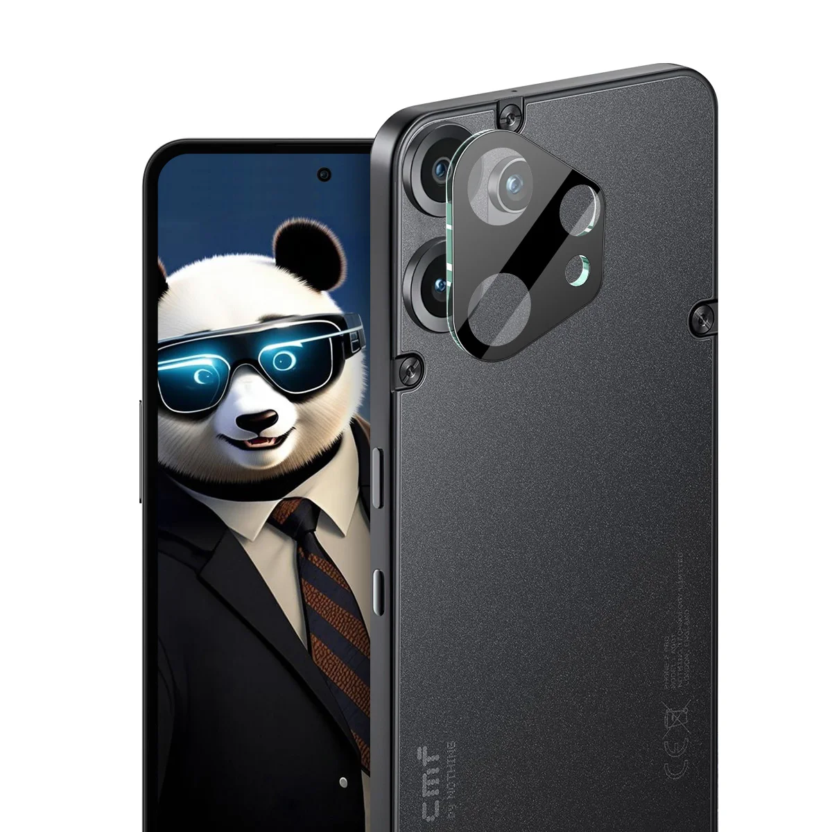 لعدسة لا شيء CMF Phone 2 Pro 5G زجاجية IMAK الإصدار الأسود فيلم عدسة زجاجية متكاملة #1