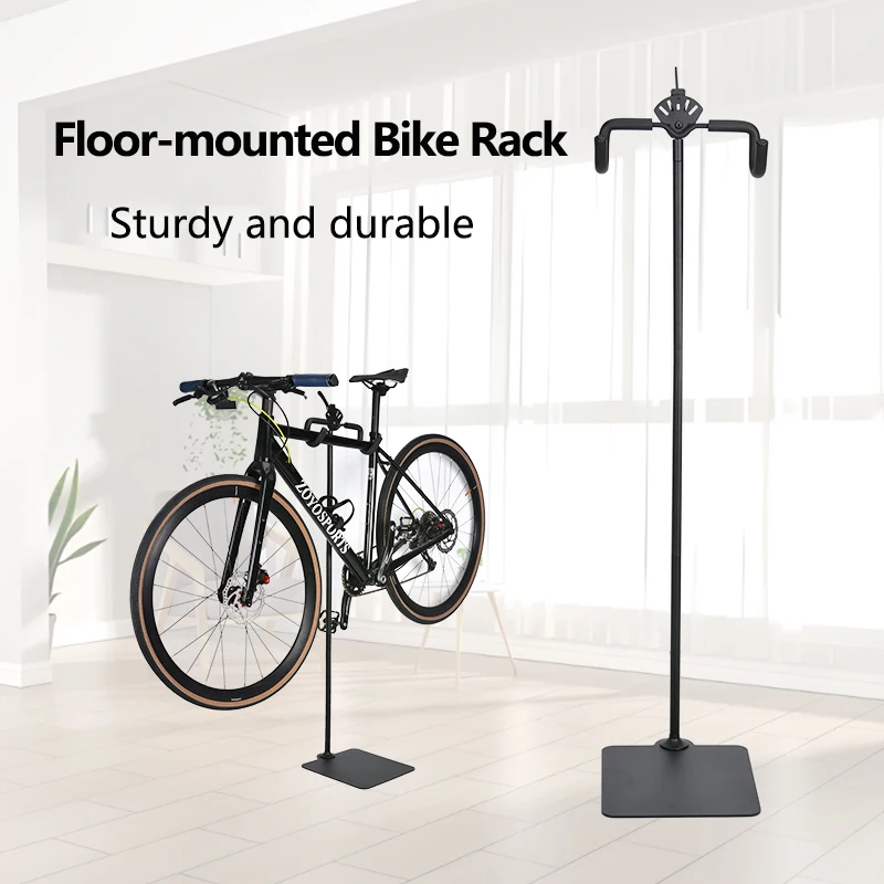 

Floor Standing Bike Storage Rack - Indoor Vertical Bicycle Parking Stand, Space-Saving Decorative Hanger (Not for Repair Use)