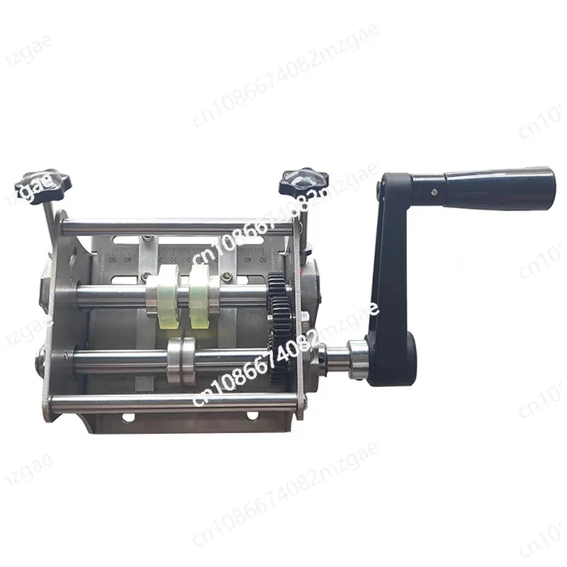

Manual mini hand-cranked edge banding with edge banding strip slitting machine, dust-free cutting, divided into two, burr-free