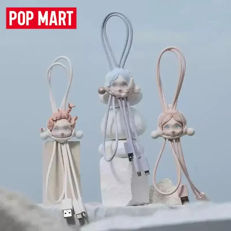 

POP MART SKULLPANDA The Paradox Series Кабель для передачи данных Mystery Box Toys Сюрприз Слепая коробка Guess Bag Кукла Симпатичная фигурка в подарок