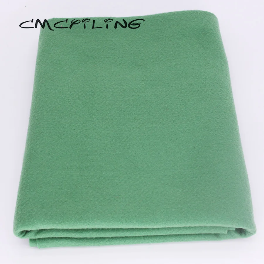 Pea Green Smooth High Density Soft Felt Fabric For Needlework DIY Sewing Dolls Crafts/Non-Woven/ Polyester Cloth 45cmx110cm