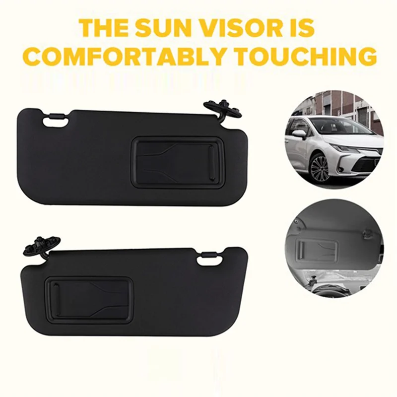 74320-02F50-B0 74310-02F50-B0 Car Sunshield Sunvisor Interior Sun Visor For Toyota Corolla 2019-2024