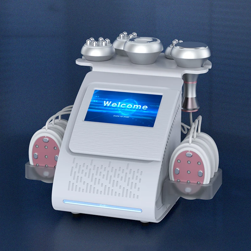 Machine Amincissante à Ultrasons, Six en Un, RF Multipolaire, Perte de Poids, Fusion Infrarouge de Bureau, Nouveauté, Rafale de Graisse Ting80 K