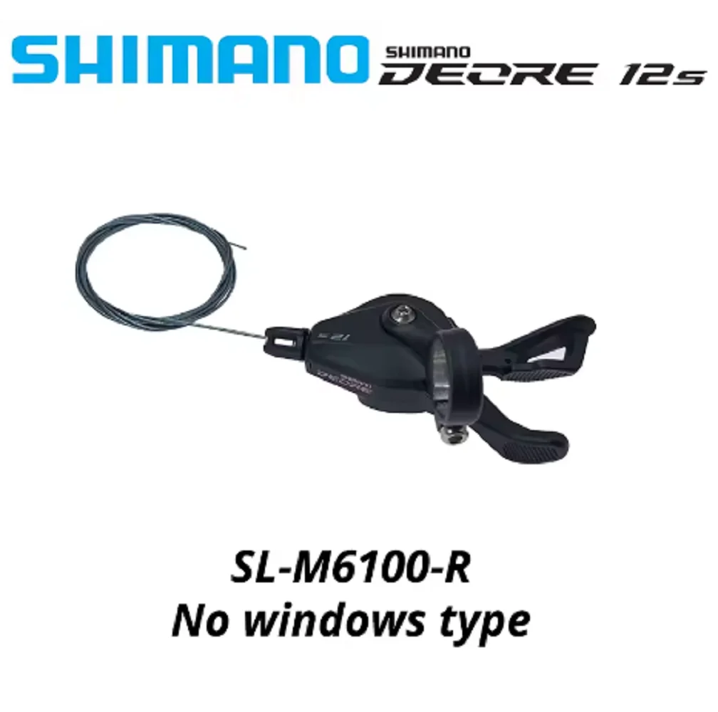New Original SHIMANO DEORE Rear Derailleur RD-M6100-SGS SHADOW RD 1x12-speed RAPIDFIRE PLUS Right Shift Lever Clamp Band 12V 12S image 5