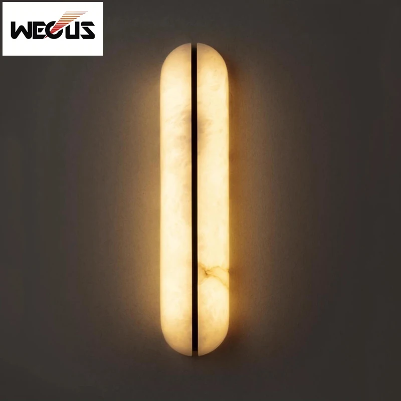 

Modern Minimalist Luxury Wall Sconce Imitation Marble Decor LED Lamps for Hotel Guest Room Living Room Bathroom Corridor Bedroom