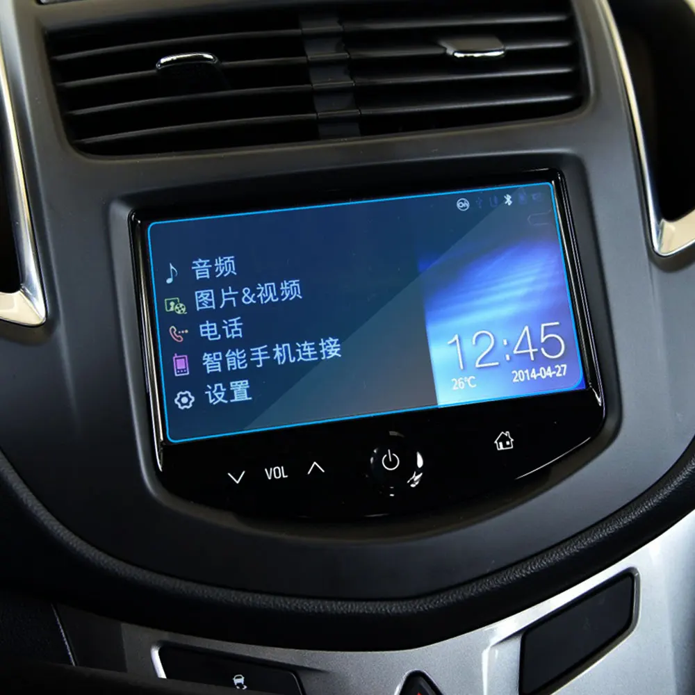 سيارة بولي كلوريد الفينيل التصميم لتحديد المواقع والملاحة نانو واقي للشاشة غطاء طبقة رقيقة واقية لشروليه تراكس 2014-2019 #3