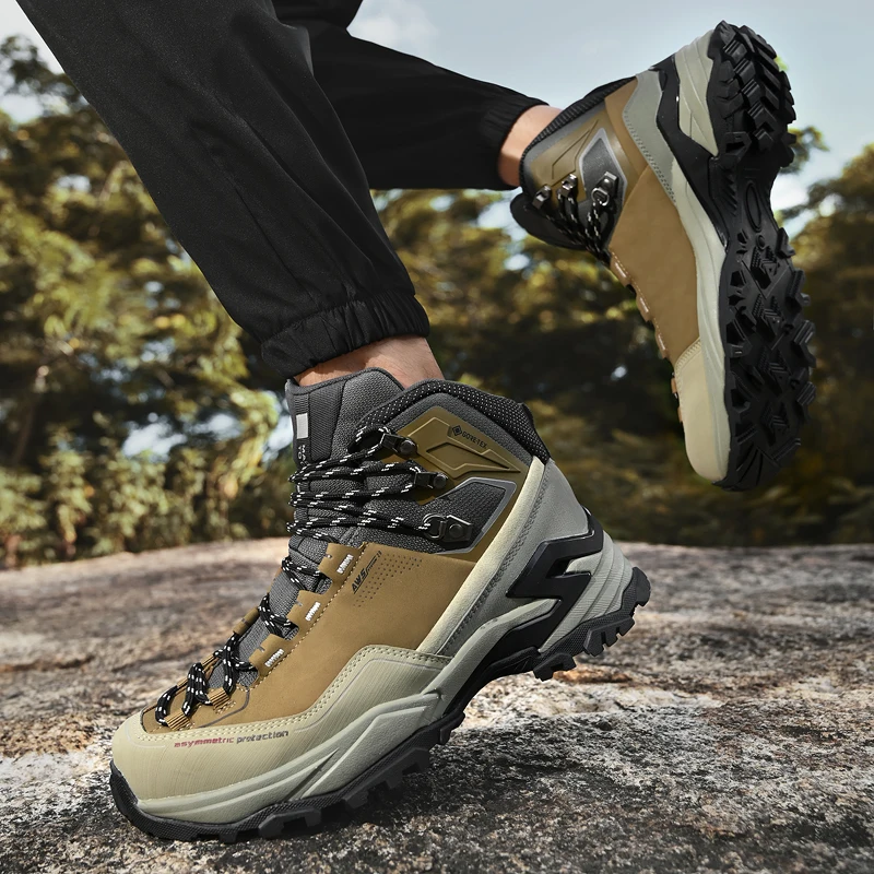 Men's Hiking Boots Comfortable and versatile unisex outdoor hiking boots, sports shoes, walking and casual footwear.