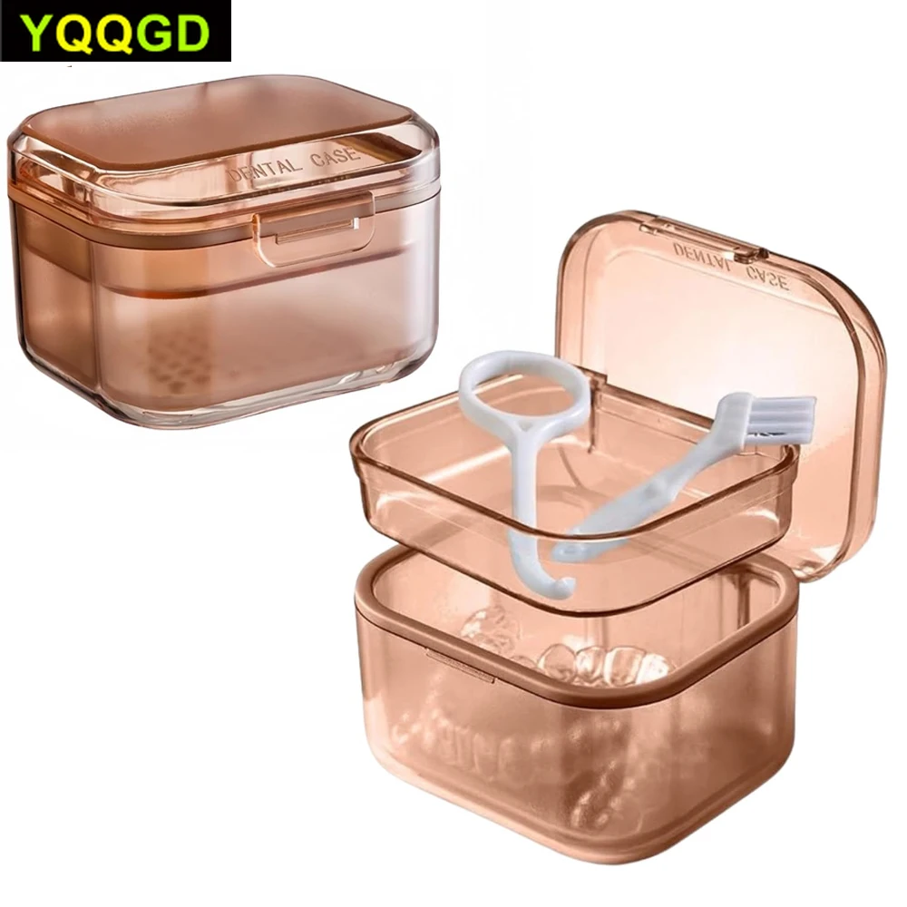 

1PCS Retainer Cleaner Case, Unique Denture Bath Suitable for Dentures, Denture Bridges, Partial Dentures, Traditional Braces