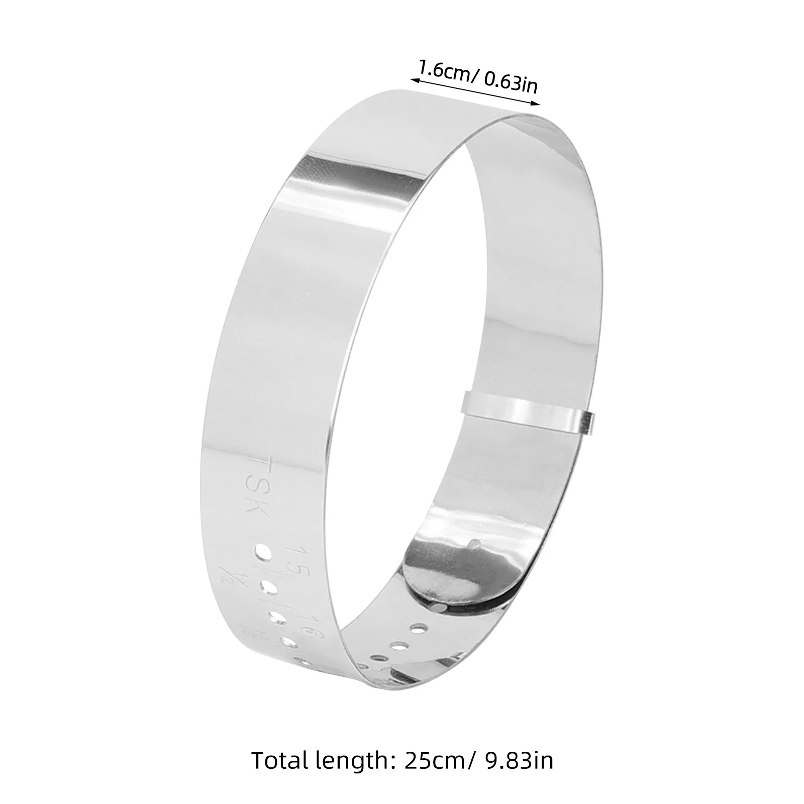 1Piece Wrist Measuring Tool Compact Clasp Bracelet Sizer for Fast and Accurate Daily Wrist Size Checking and Bracelet Fit